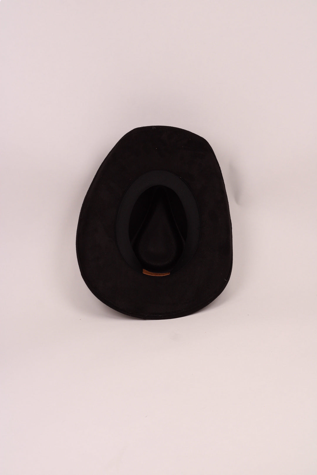 Santa Fe Vegan Suede Cowboy Rancher Hat- Black