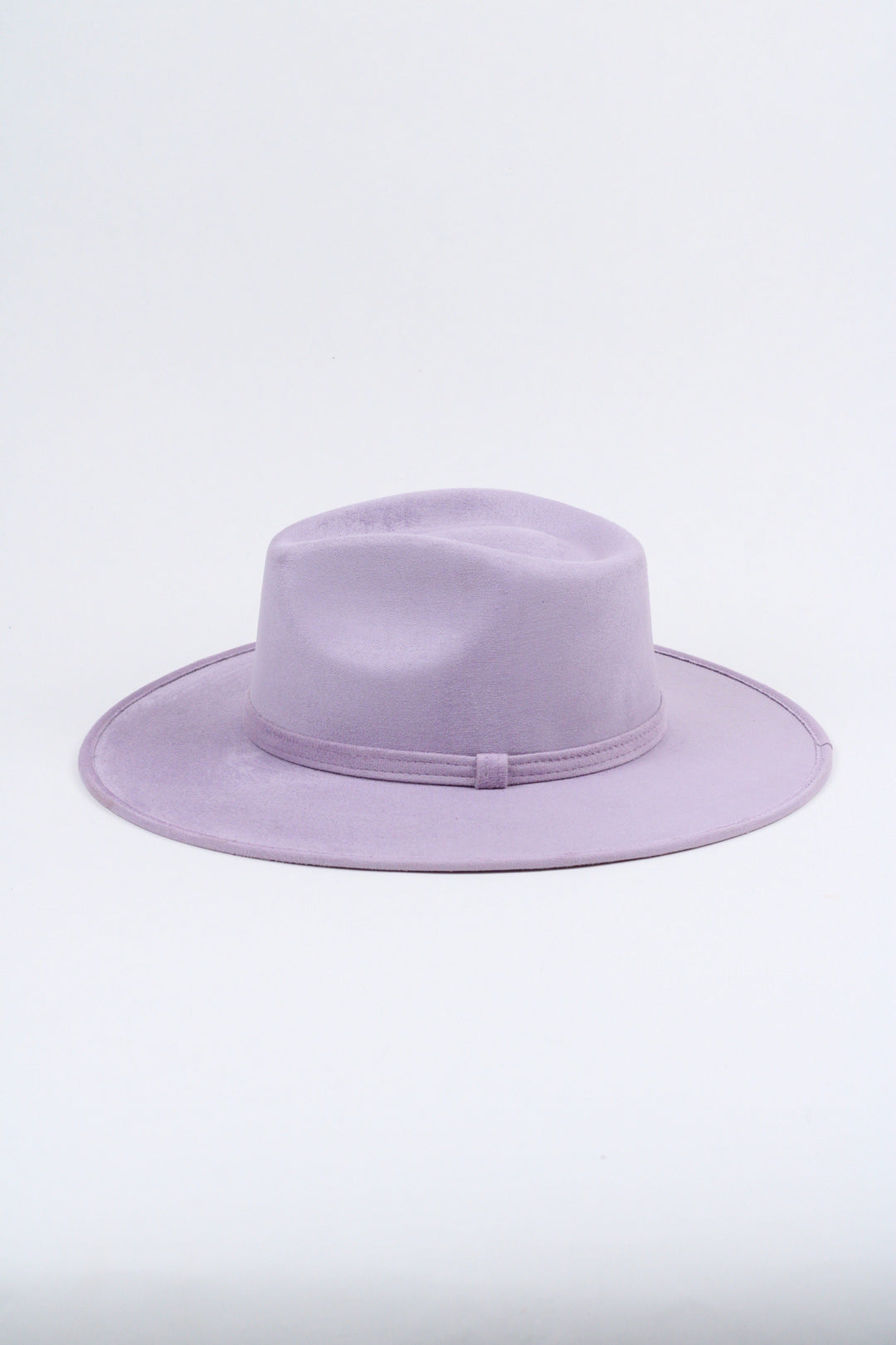 Vegan Suede Rancher Hat - Lavender