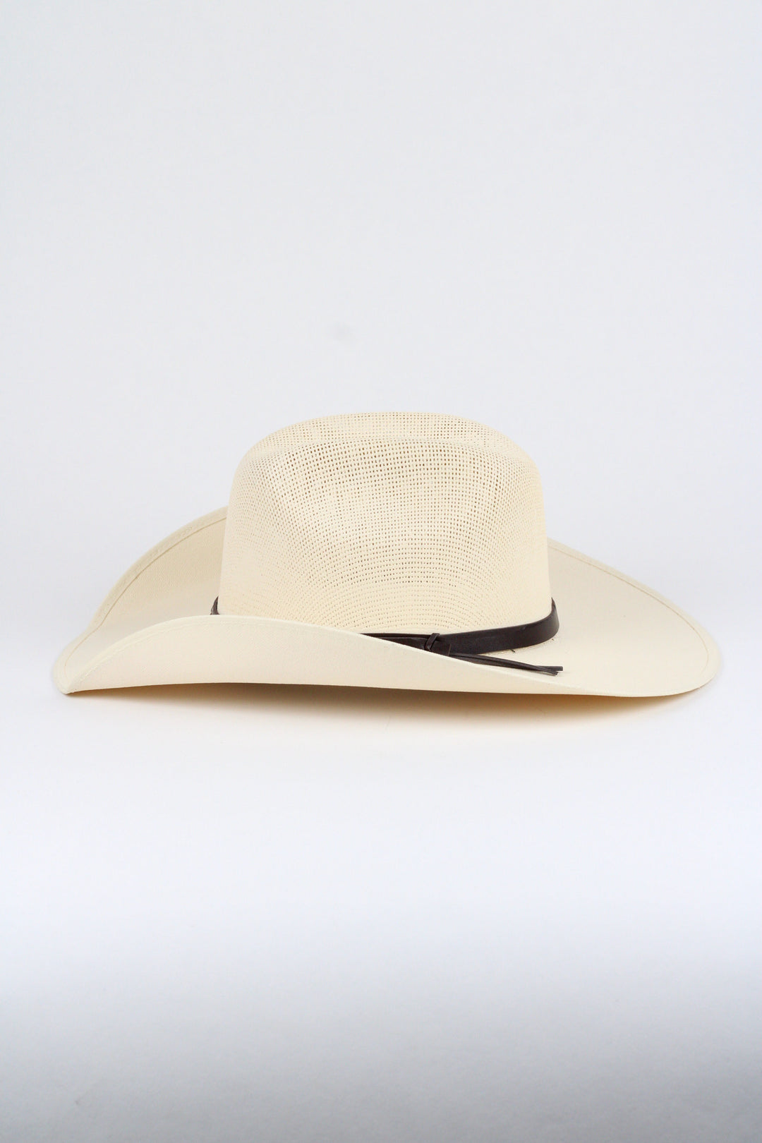 Luckenbach Bull Rider Mesh Top Structured Cowboy Hat - Natural