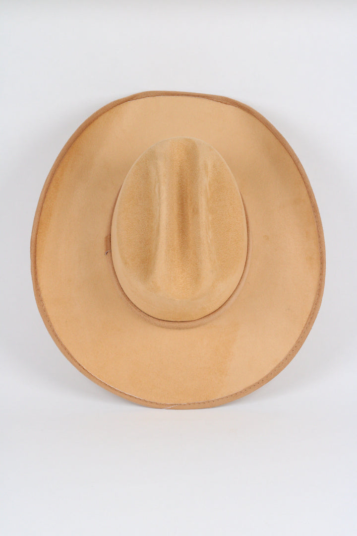Texana Vegan Suede Cowboy Hat Classic - Cappuccino/Sand