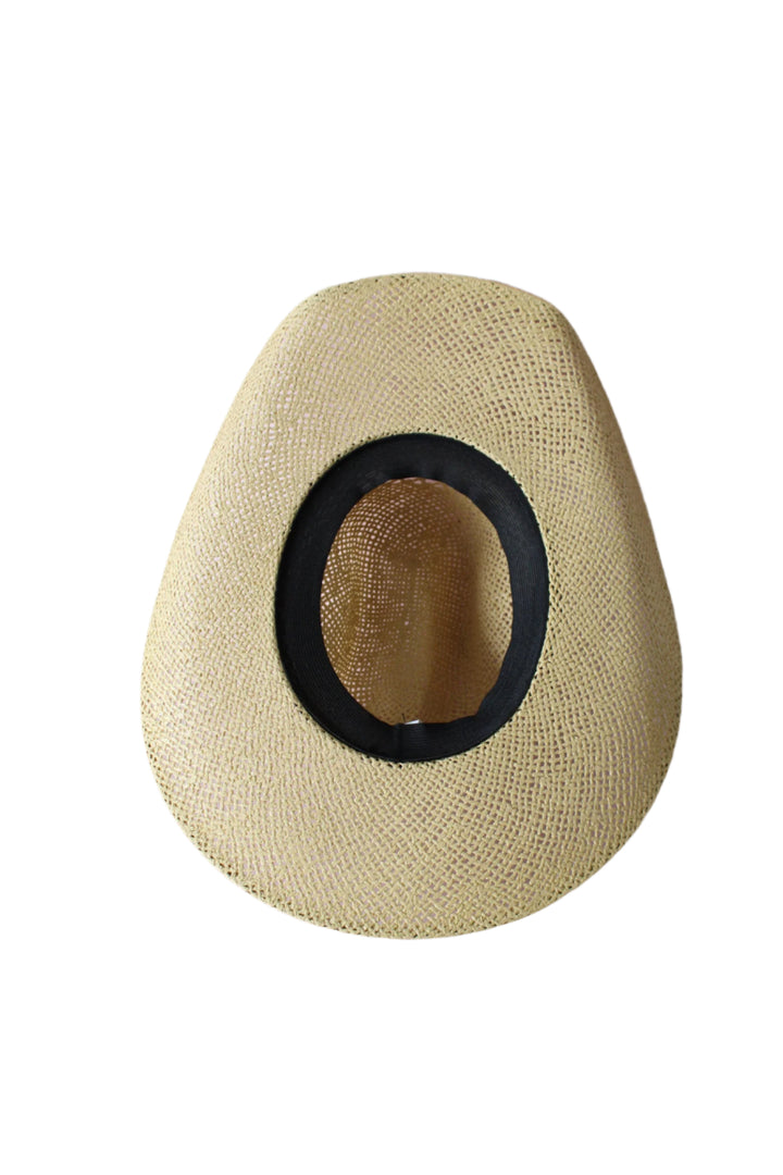 El Dorado Raffia Cowboy Hat - Tan
