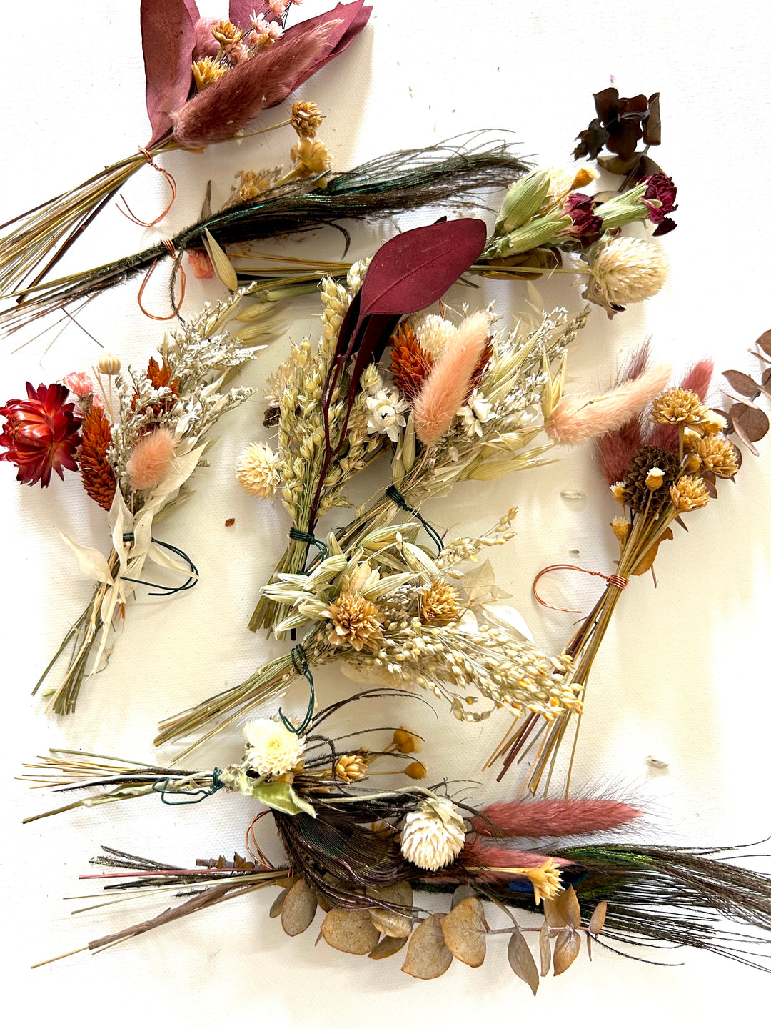 Boho Dried Flower Mini Bouquet Bundle
