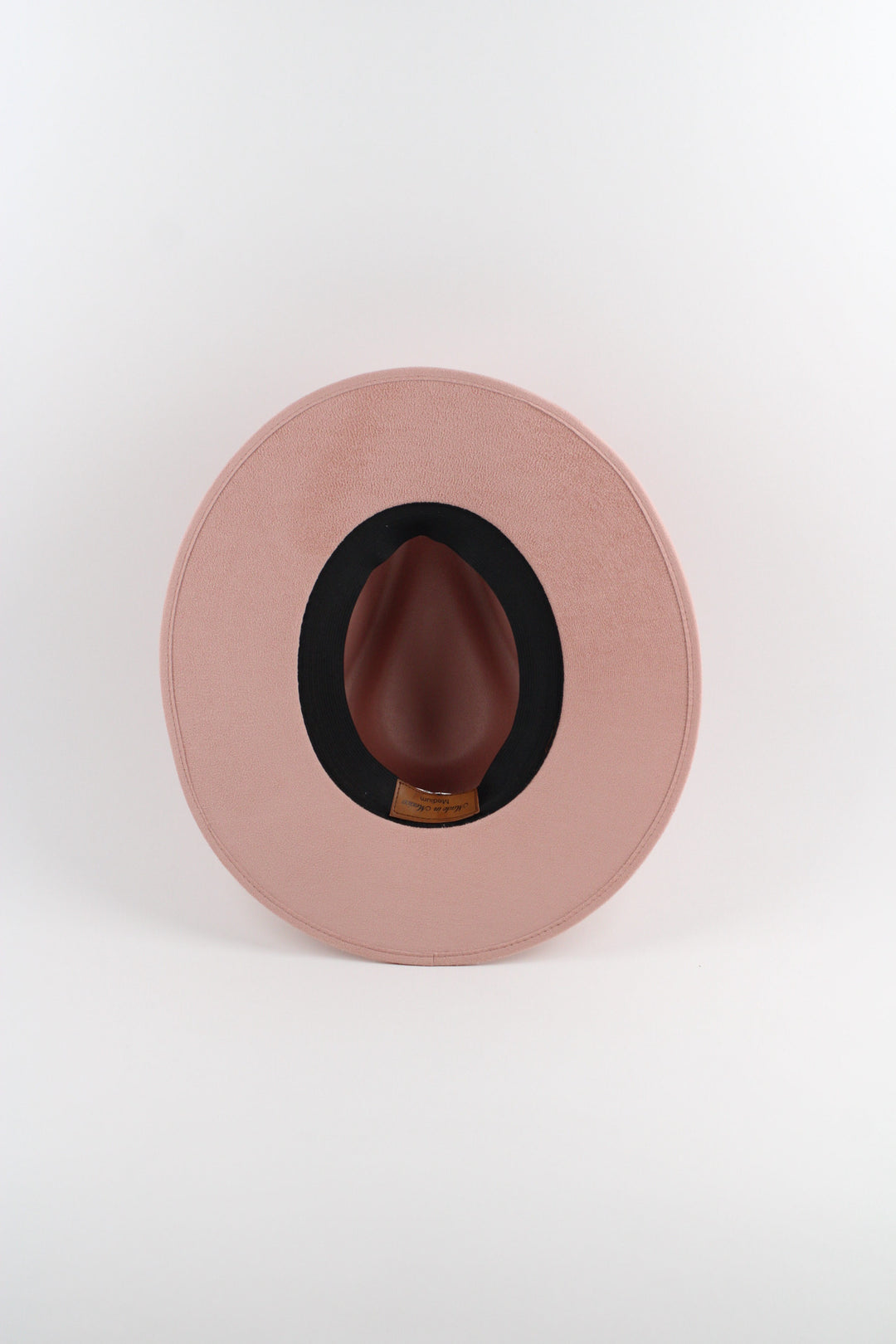 Vegan Suede Rancher Hat - Pale Dusty Rose