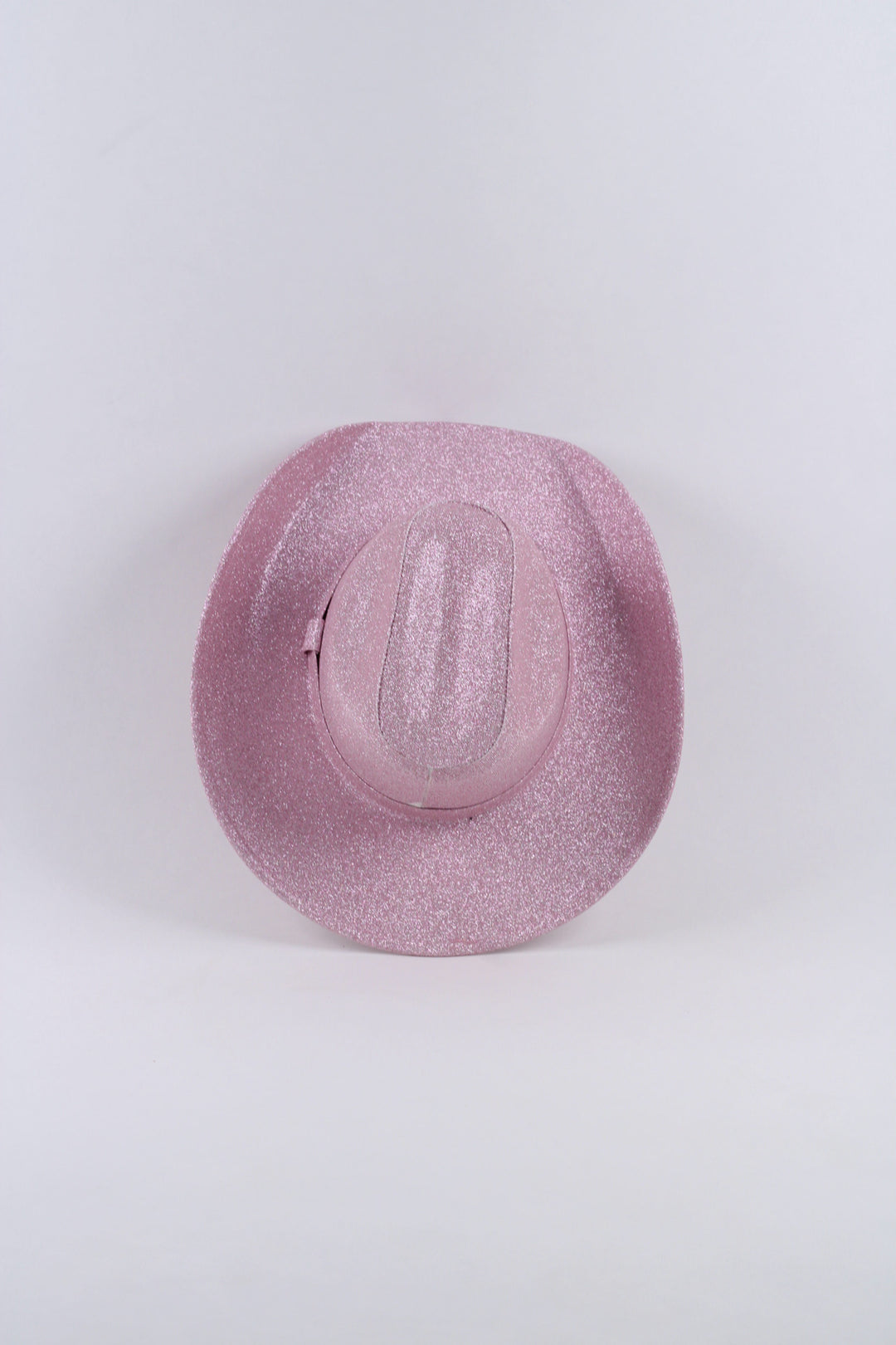Imperfect Western Cowboy Glitter Hat- Light Pink