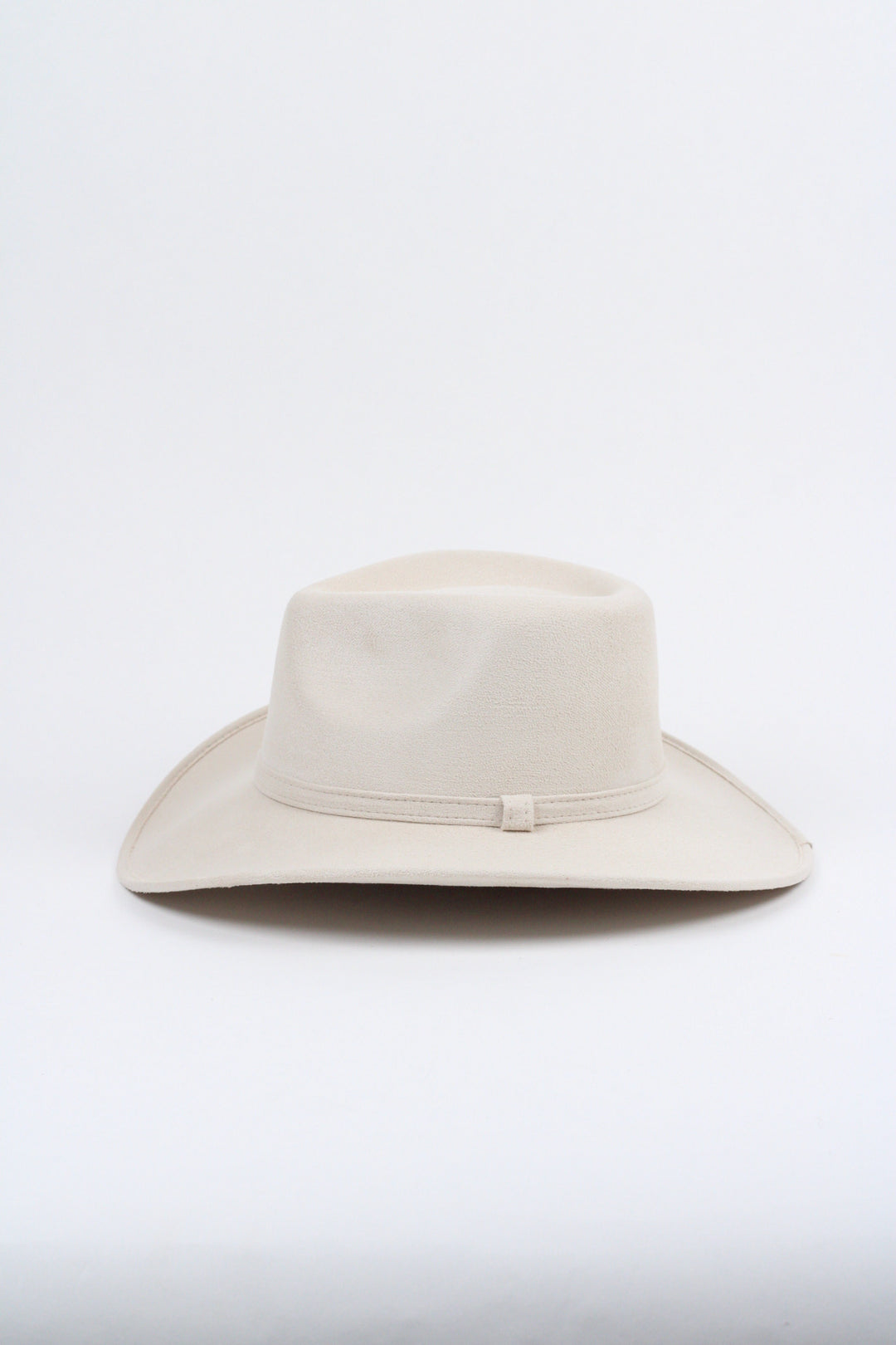 Amarillo Vegan Suede Cowboy Rancher Hat- Ivory