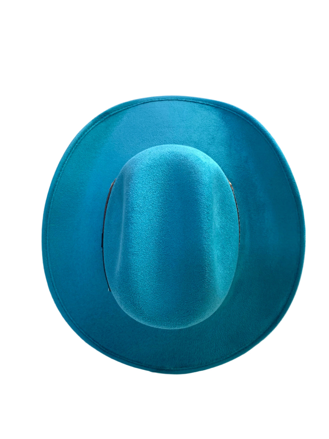 Kids Vegan Suede Austin Hat - Turquoise