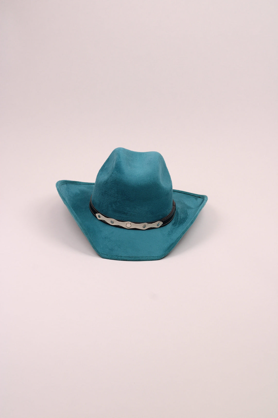 Kids Vegan Suede Austin Hat - Turquoise