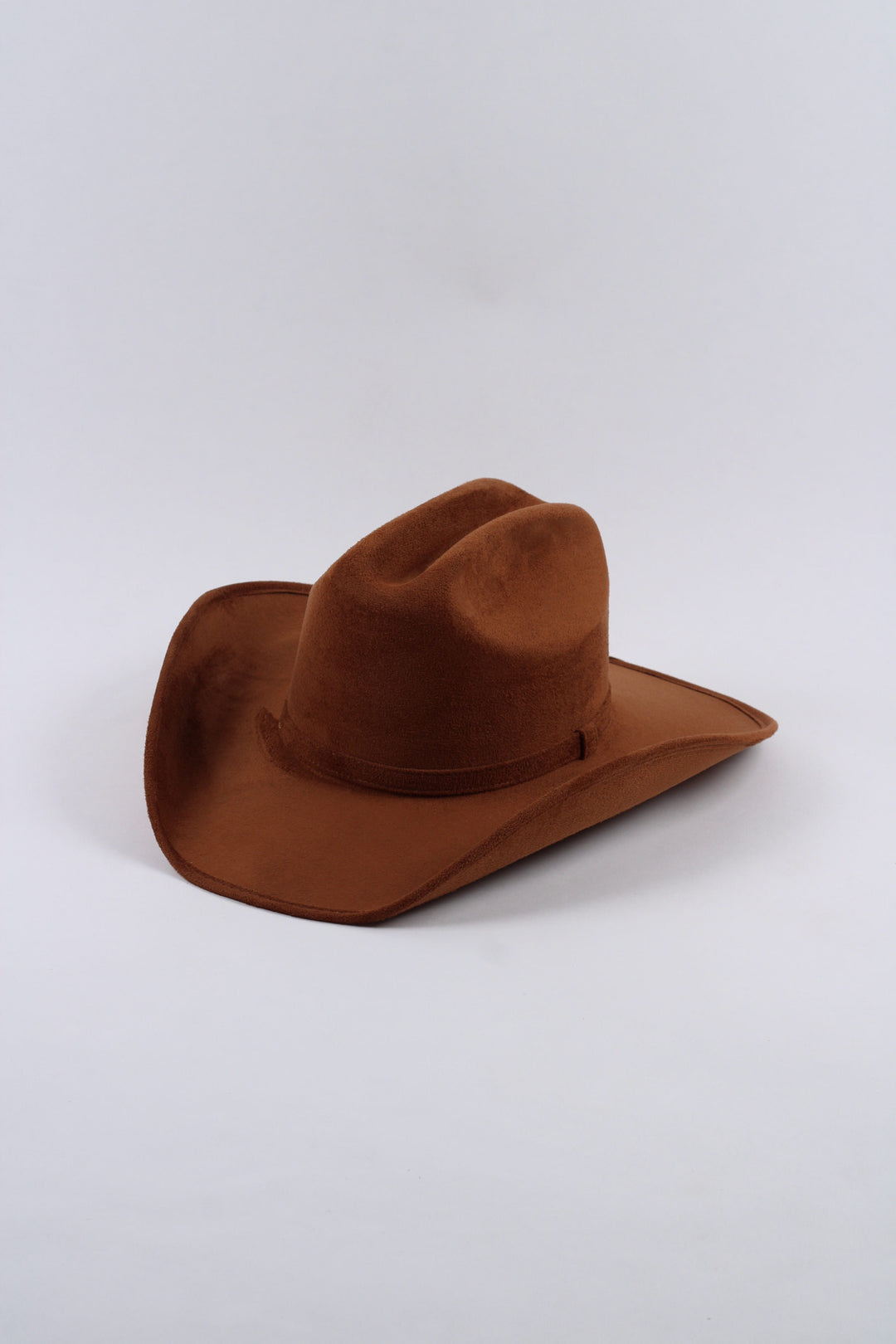 Texana Vegan Suede Cowboy Hat Classic - Caramel