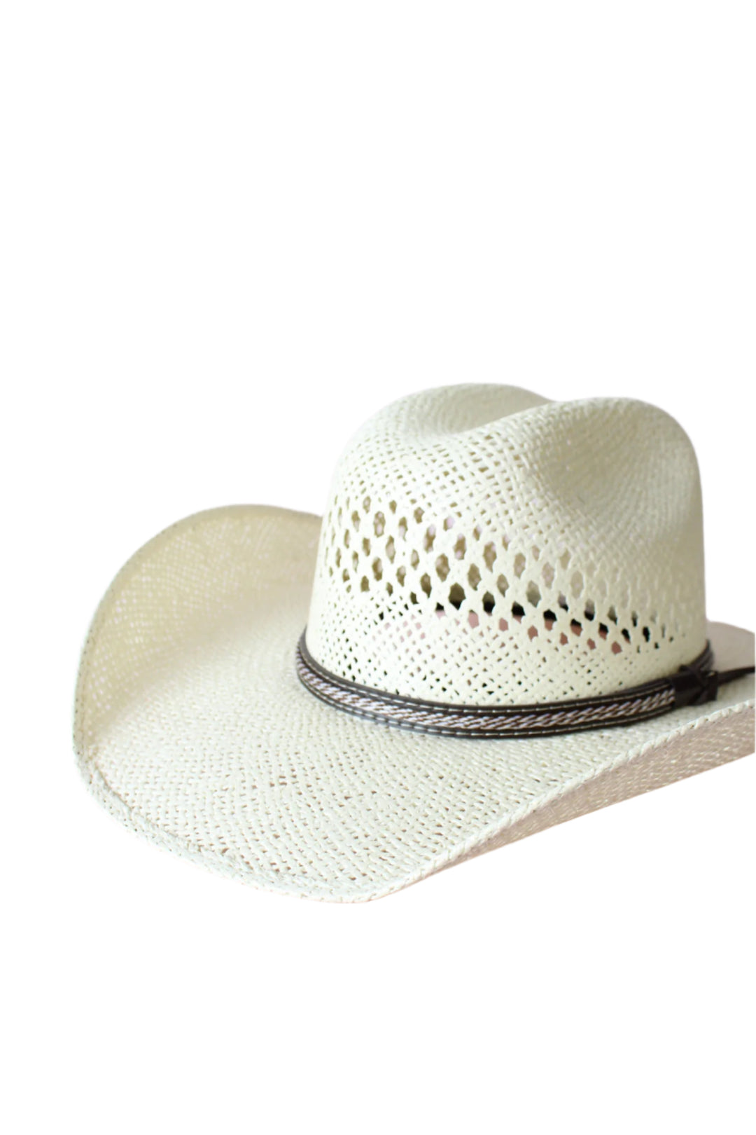 El Dorado Raffia Cowboy Hat - Ivory