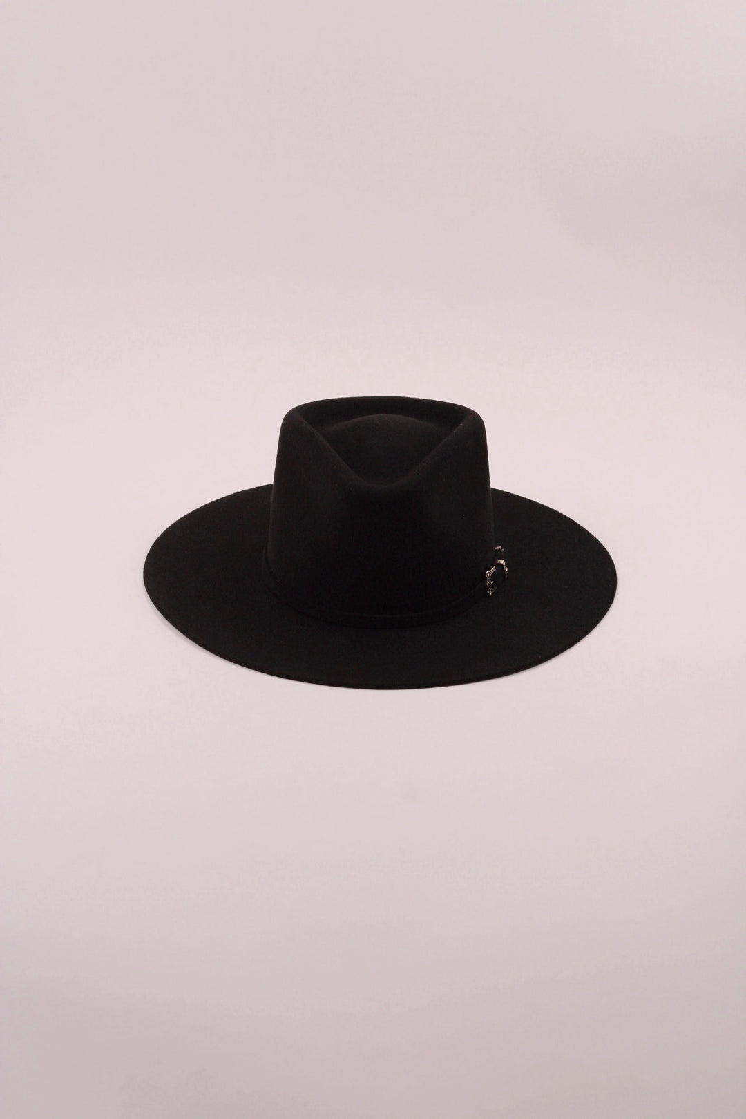 Emery Merino Wool Teardrop Rancher Hat - Black