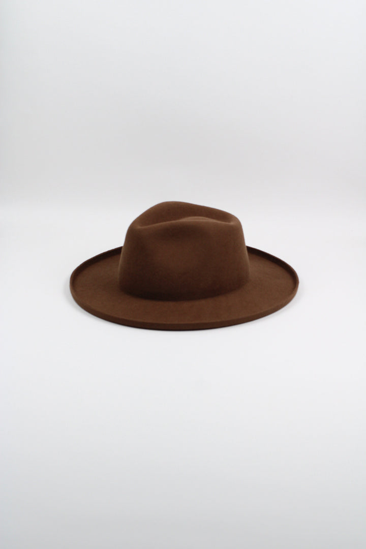 Risen West - Tucson Pencil Brim Rancher - Wool Felt - Caramel