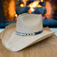Santa Fe Vegan Suede Cowboy Rancher Hat- Cappuccino