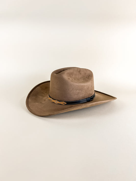 Texana Vegan Suede Cowboy Hat- Dusty Roads