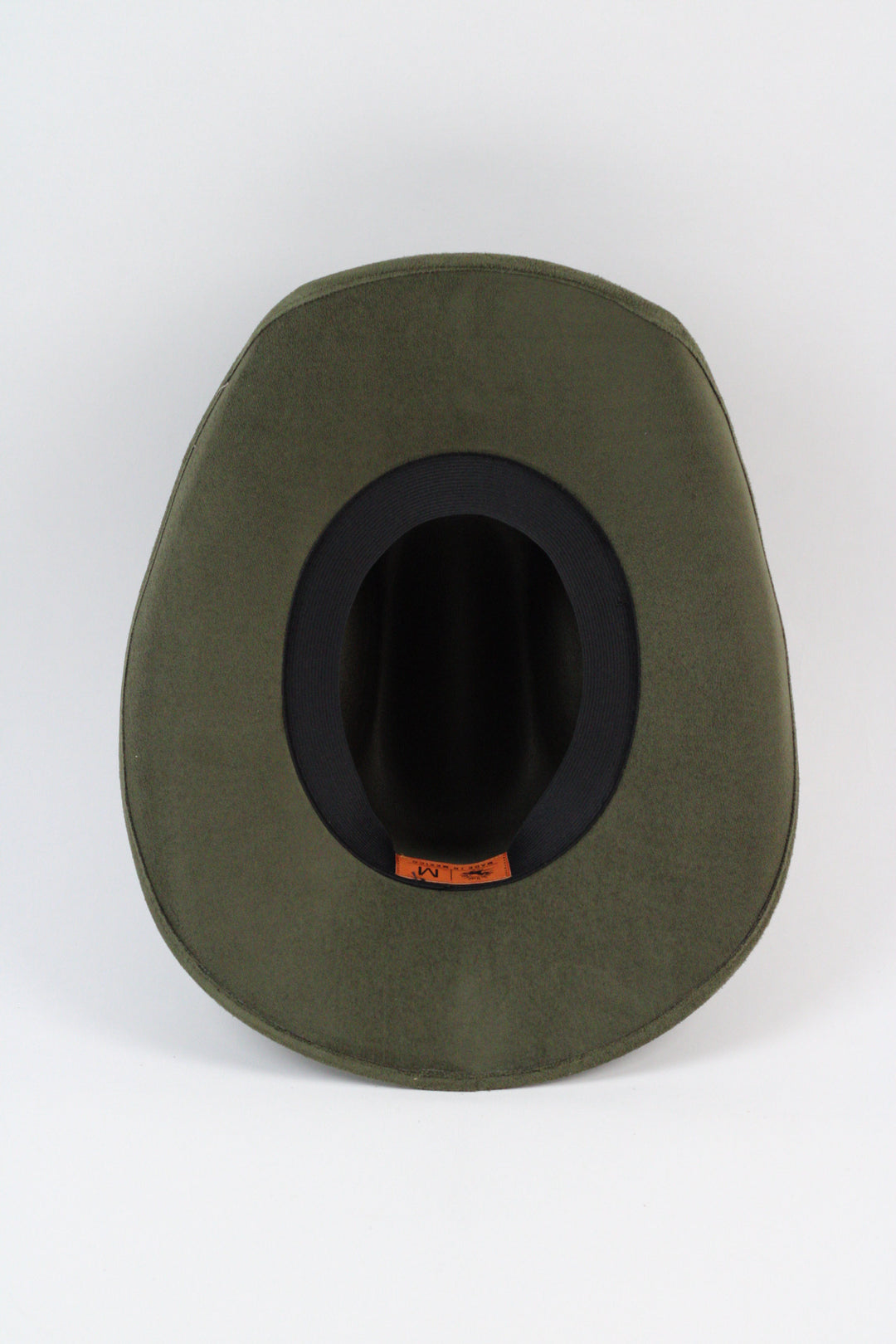 Austin Vegan Suede Cowboy Hat- Olive Green