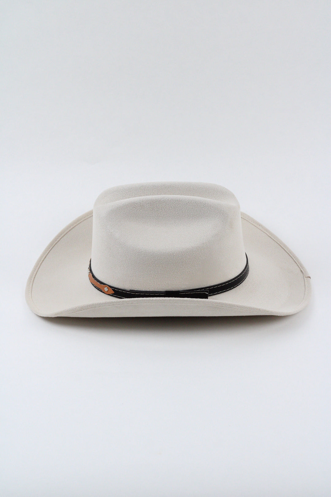 Texana Vegan Suede Cowboy Hat - Ivory