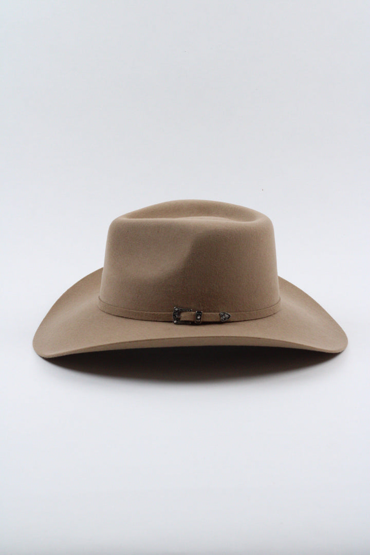 Lainey Merino Wool Western Hat - Camel