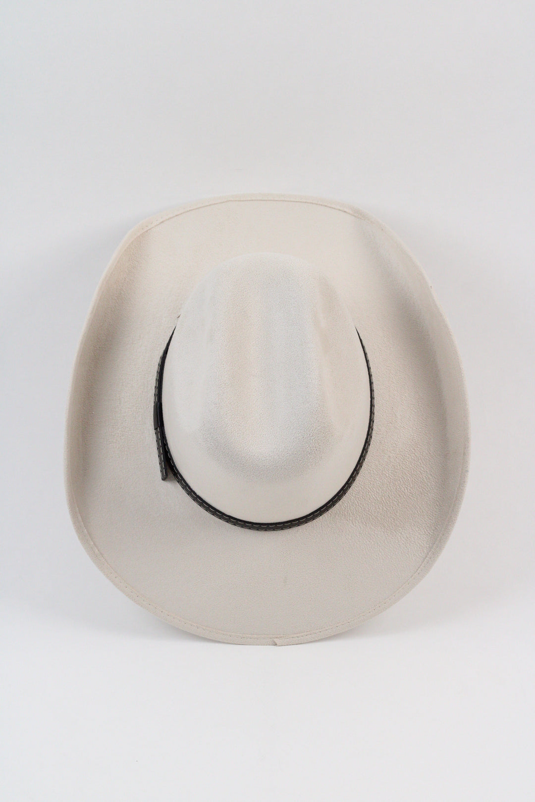 Austin Vegan Suede Cowboy Hat- Ivory