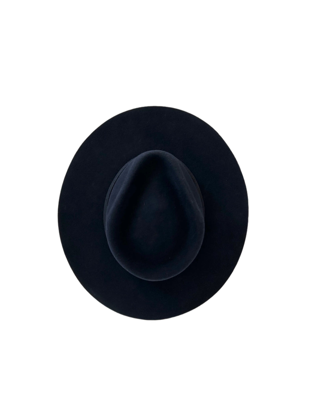Emery Merino Wool Teardrop Rancher Hat - Navy Blue