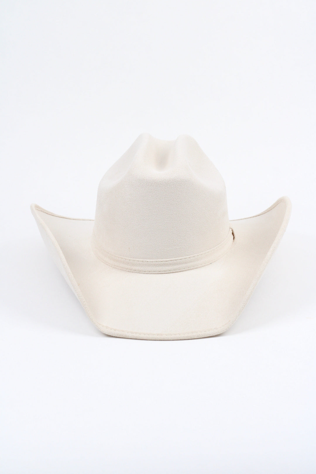 Texana Vegan Suede Cowboy Hat Classic - Ivory