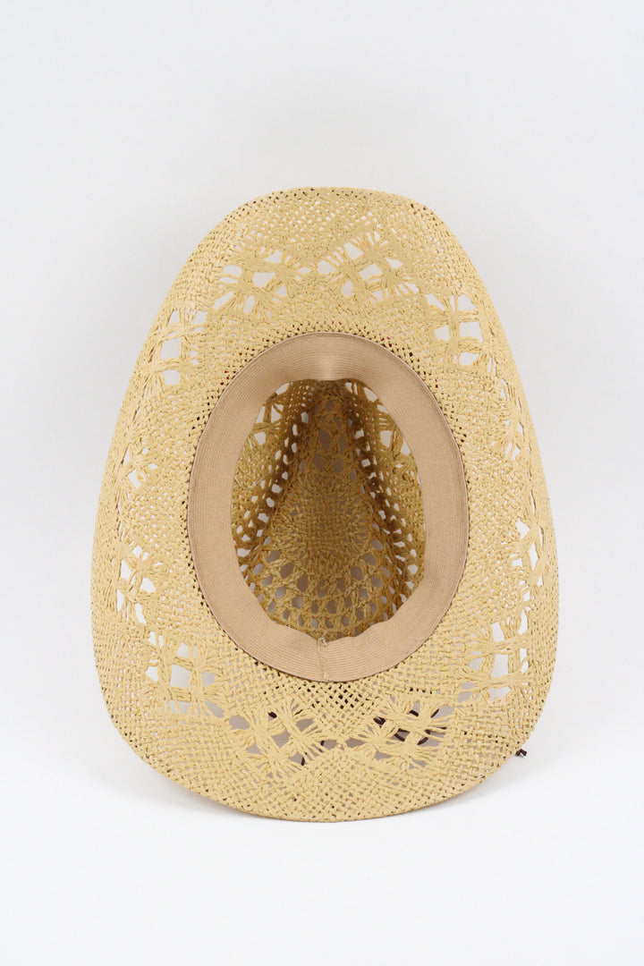Bayside Rancher Raffia Hat - Natural