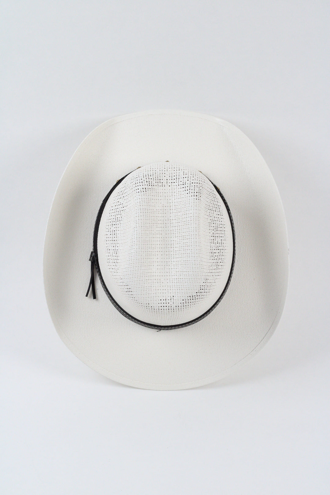 Kids Bullrider Mesh Top Structured Cowboy Hat - White