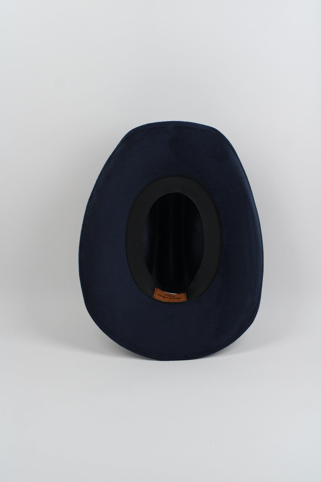 Texana Vegan Suede Cowboy Hat - Navy Blue