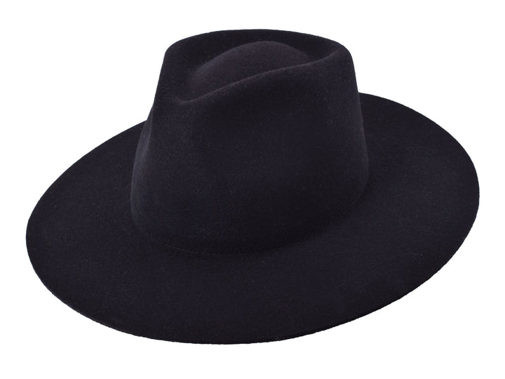 The Paige Rancher - Wool Felt - Black