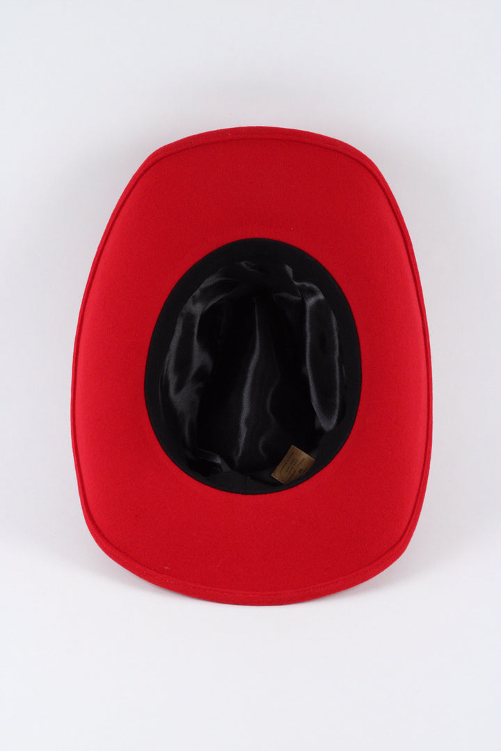Laredo Western Wool Felt Hat - Red (Clearance Final Sale)