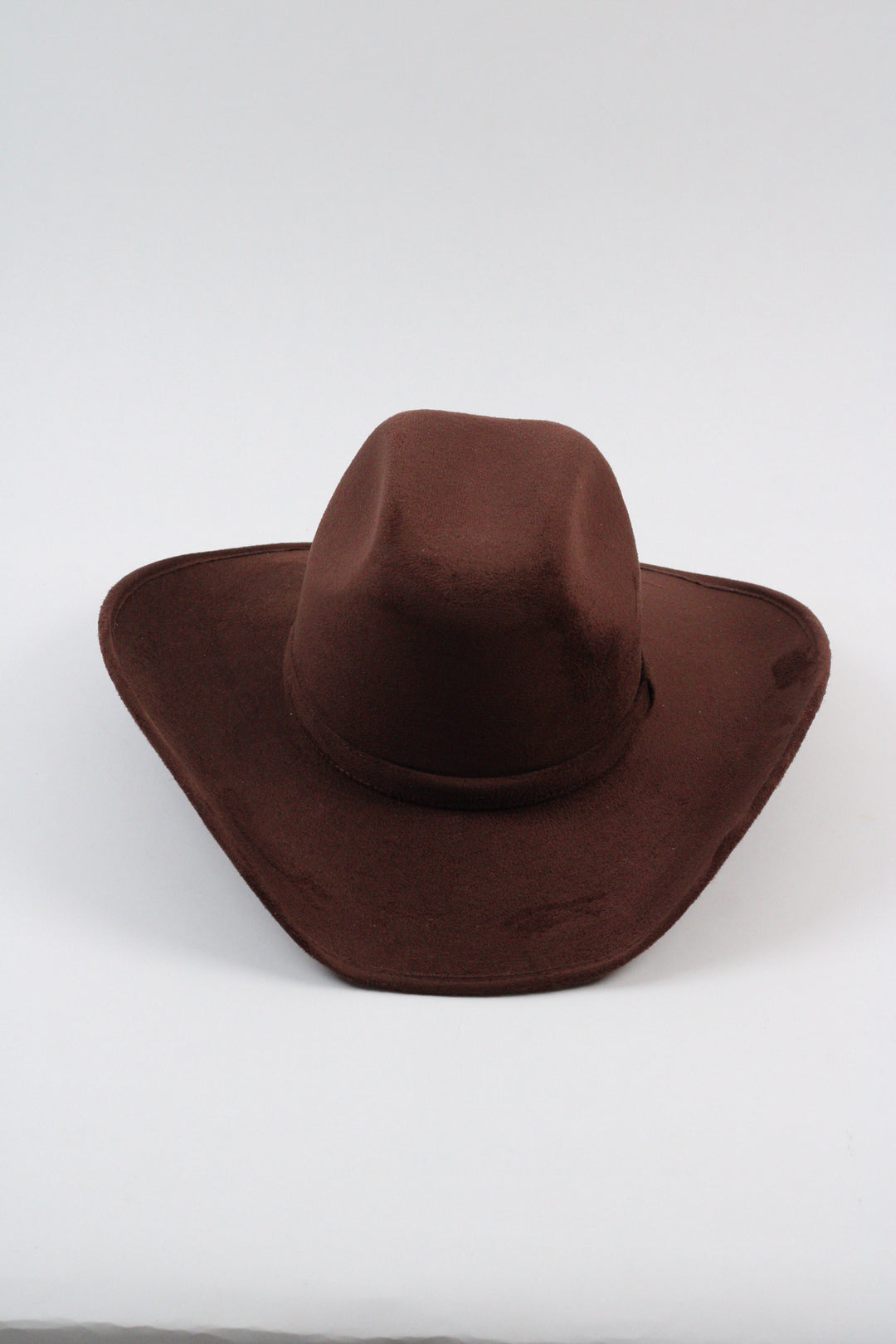 Austin Vegan Suede Cowboy Hat Classic - Chocolate