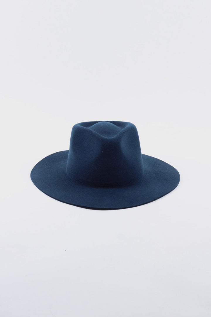 The Paige Rancher - Wool Felt - Dark teal (Clearance Final Sale)