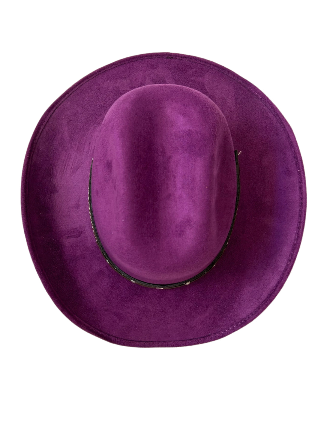 Kids Vegan Suede Austin Hat - Purple