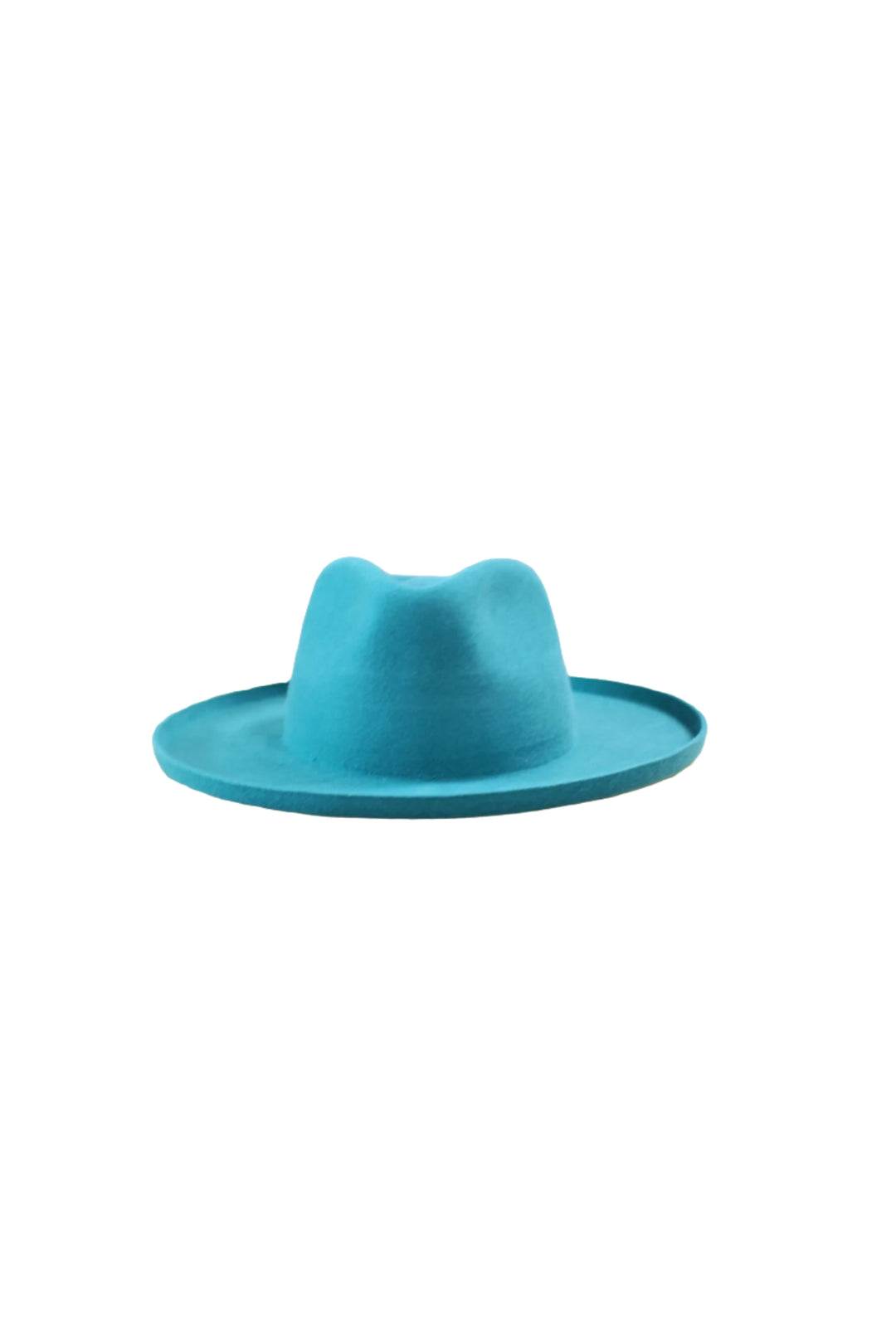 The Tucson Pencil Brim Rancher - Wool Felt - Turquoise