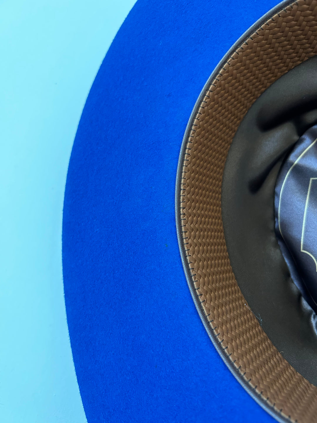 Emery Merino Wool Teardrop Rancher Hat - Royal Blue