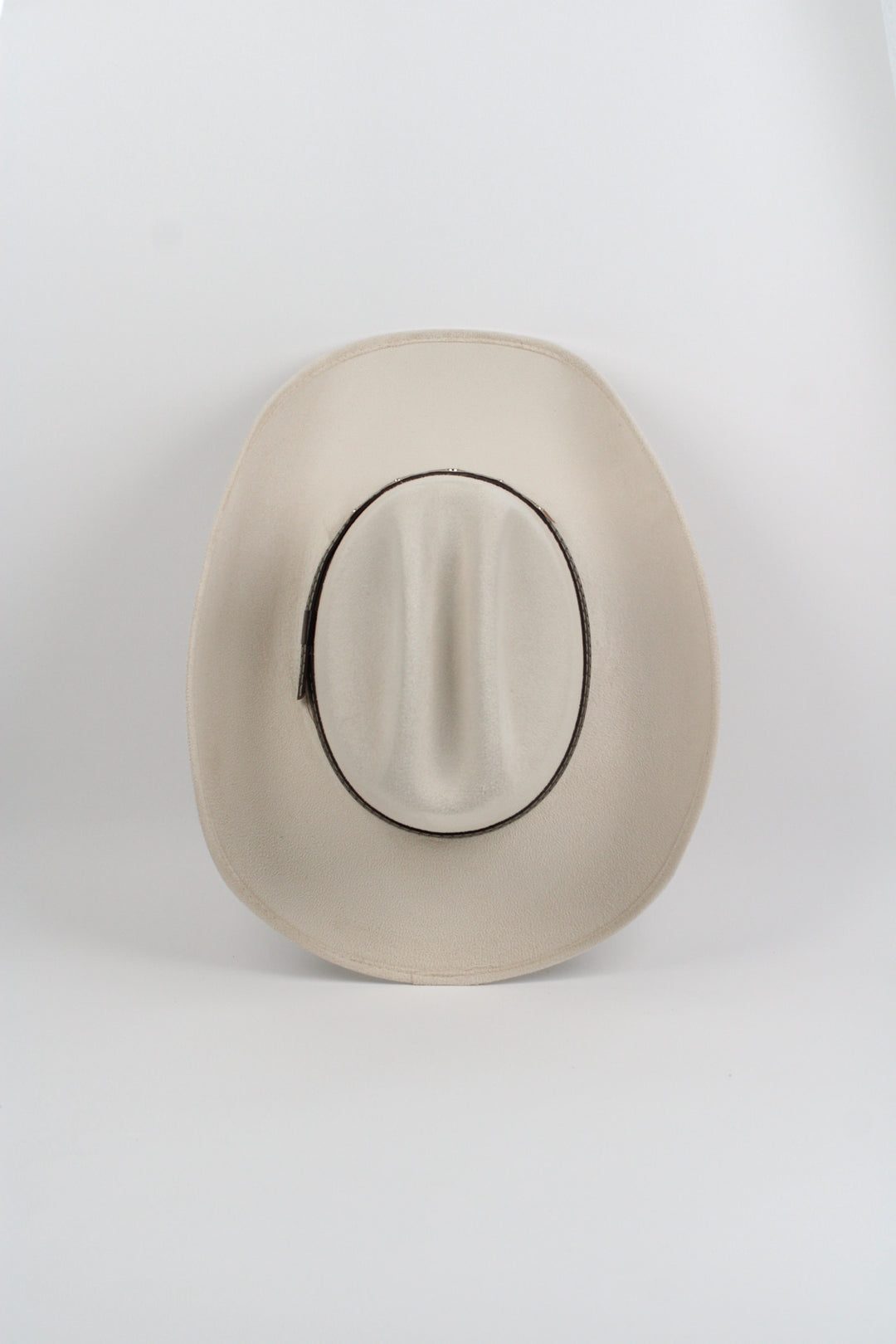 Texana Vegan Suede Cowboy Hat - Ivory