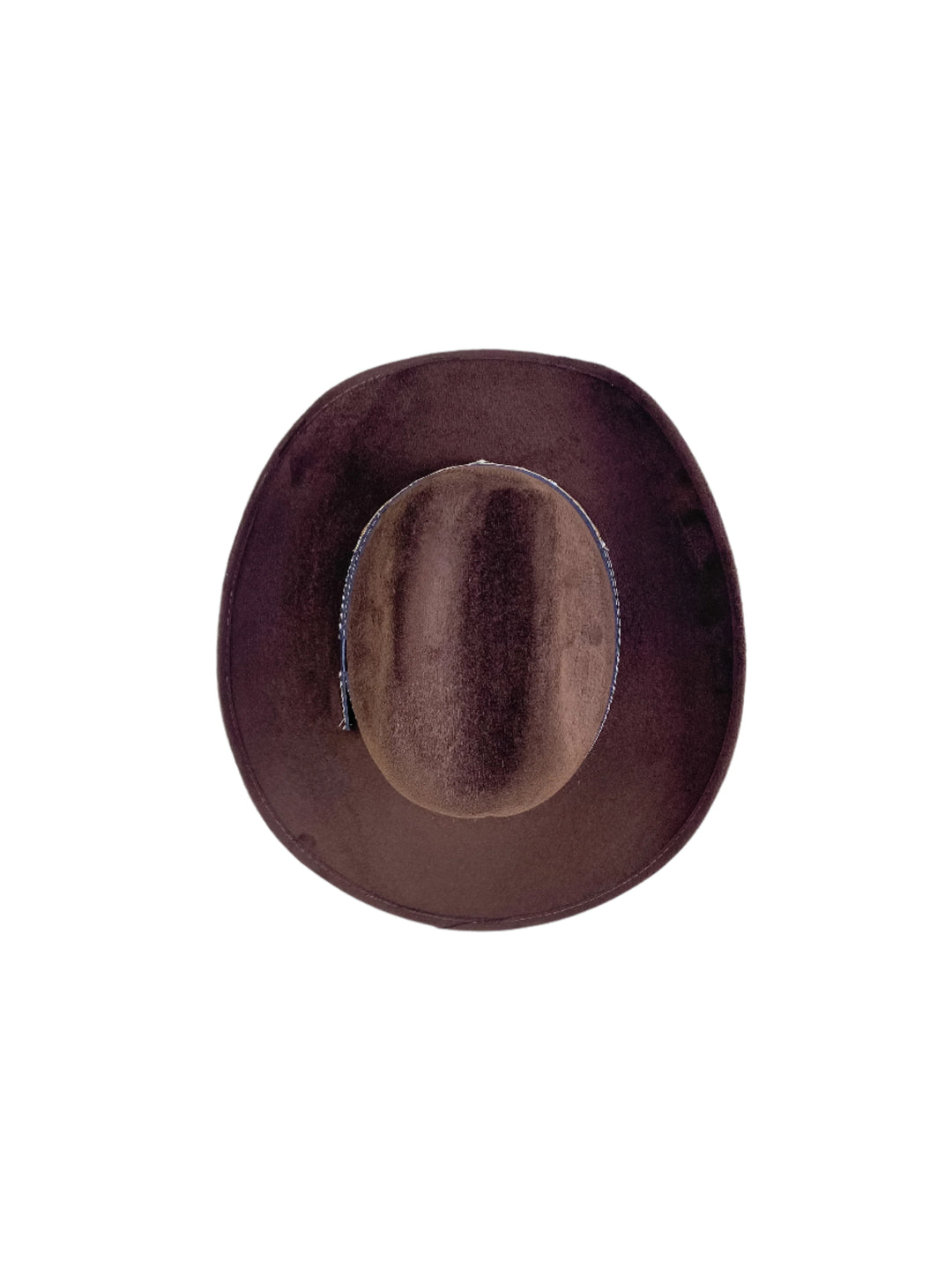 Kids Vegan Suede Austin Hat - Chocolate