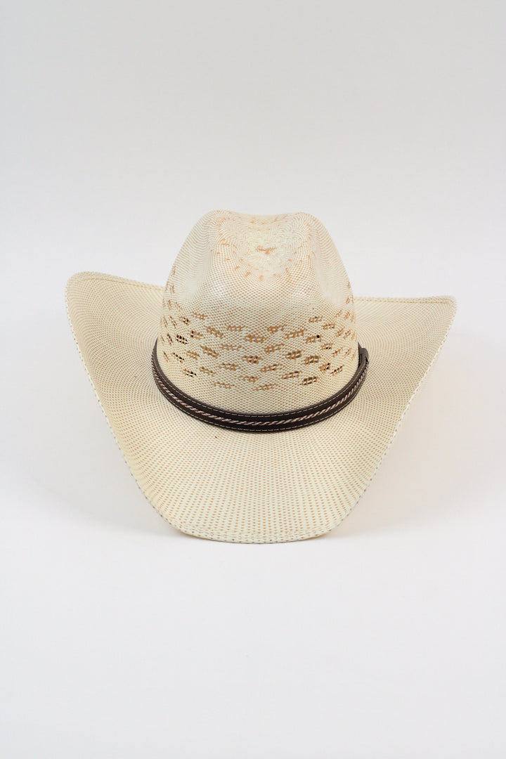 Bailey Straw Bull Rider Hat - Bone