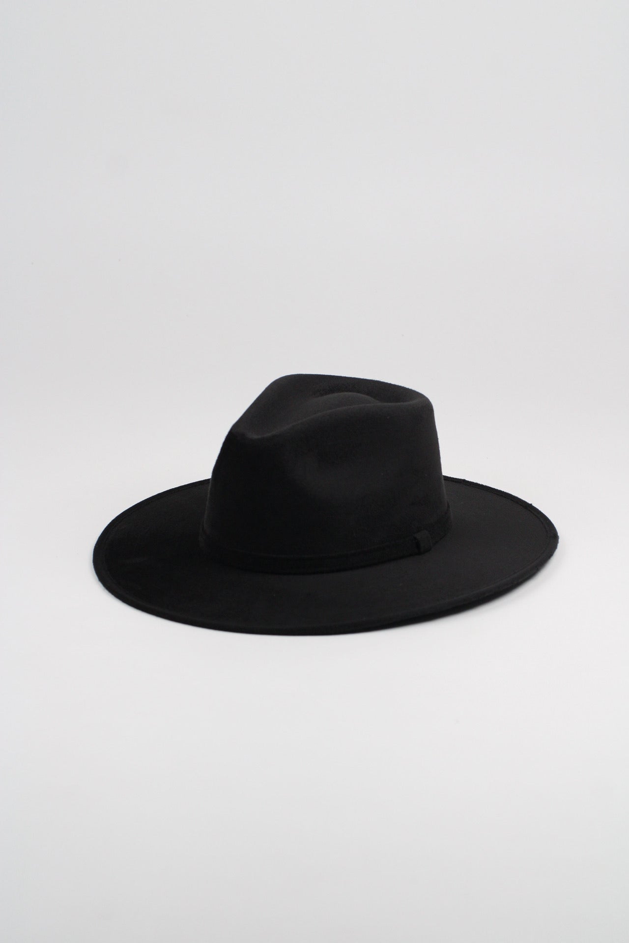 Vegan Suede Rancher Hat - Black – Wilder and Soul Wholesale