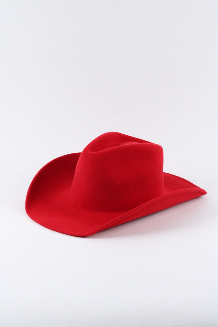 Laredo Western Wool Felt Hat - Red (Clearance Final Sale)