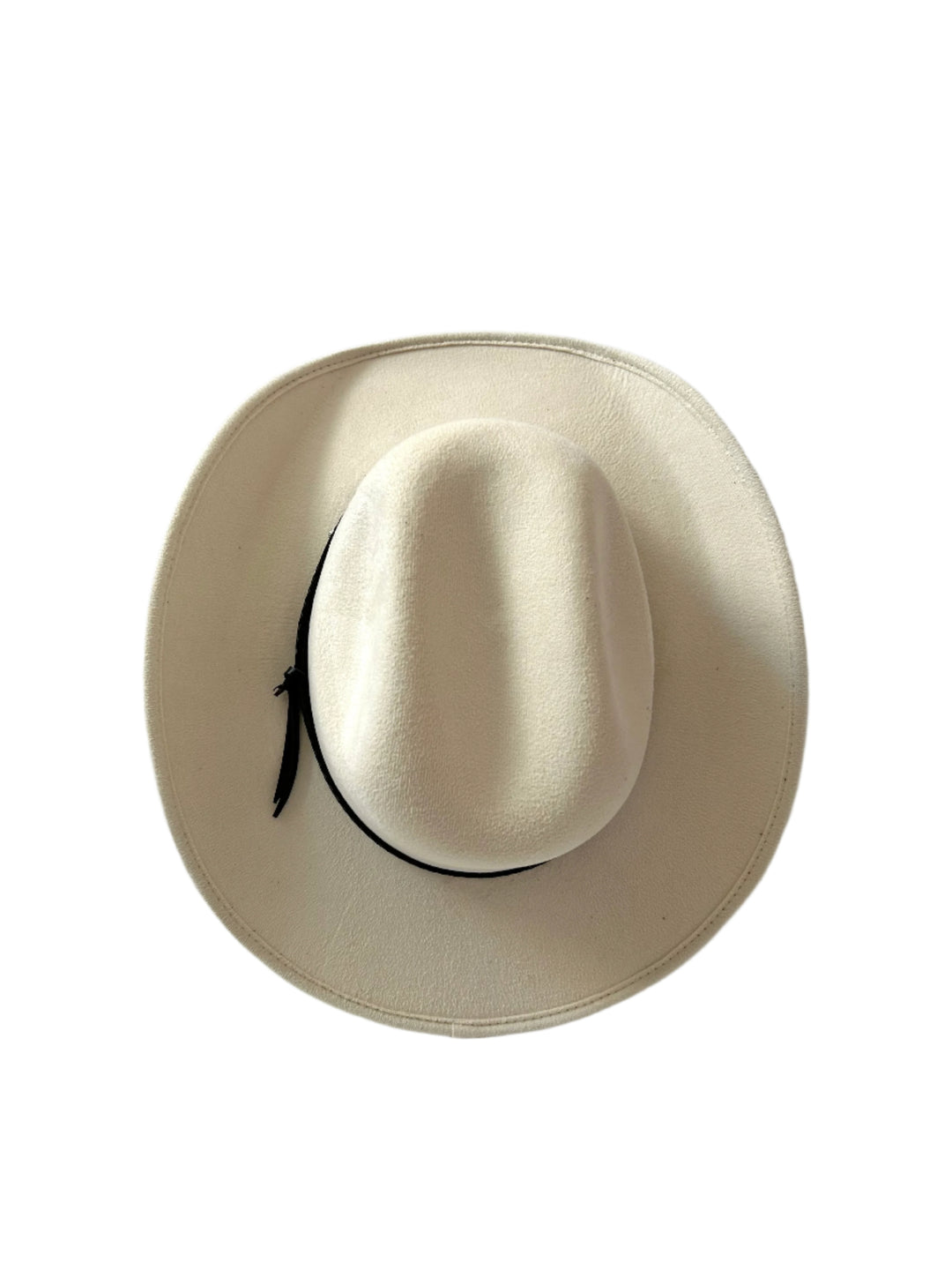 Kids Vegan Suede Austin Hat - White