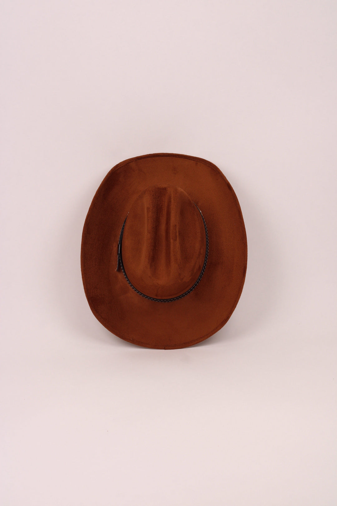 Texana Vegan Suede Cowboy Hat - Caramel