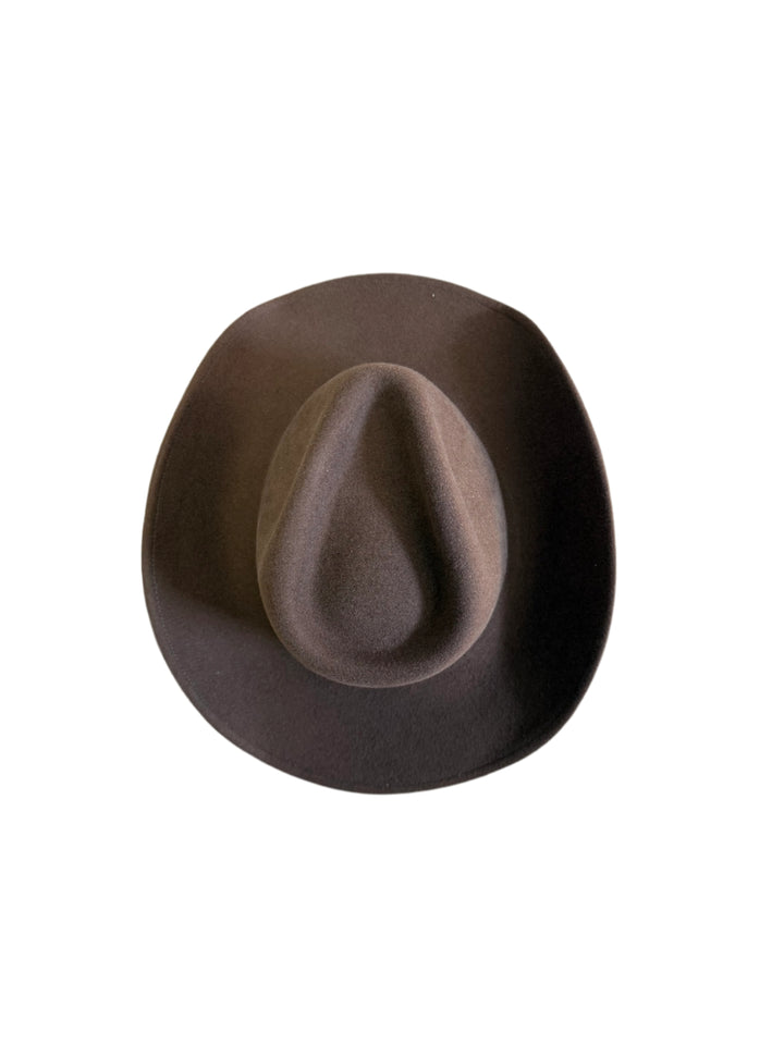 The Laredo Western Wool Felt Hat - Caramel