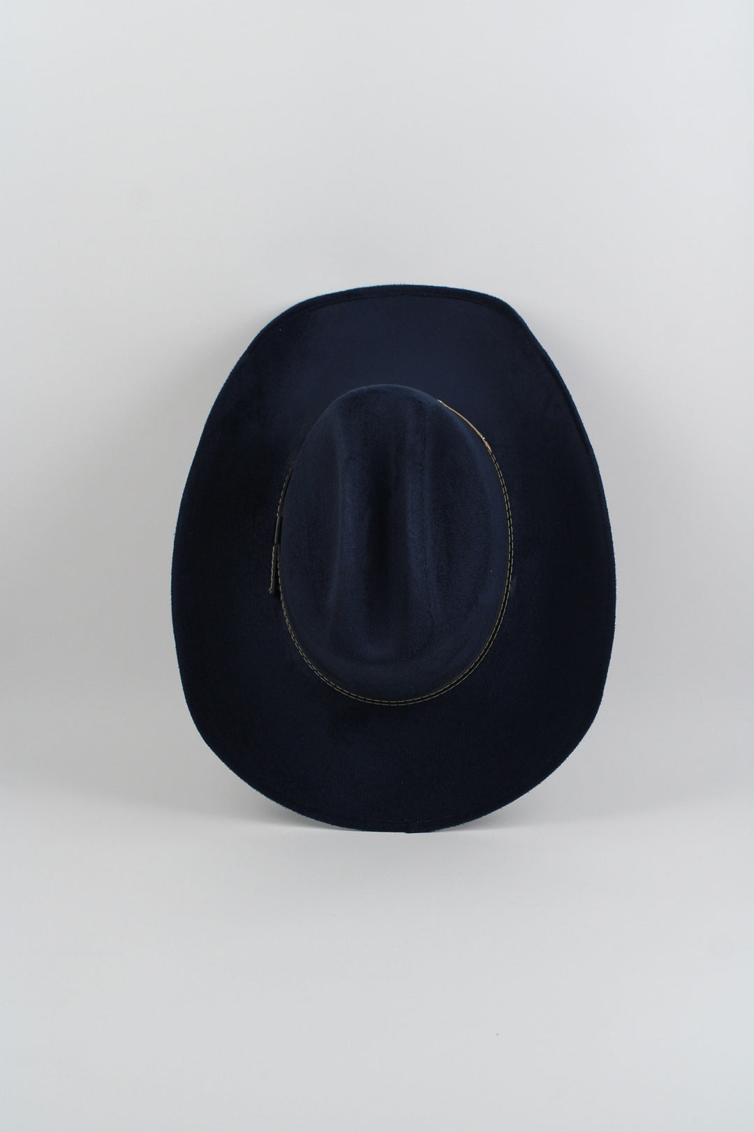 Texana Vegan Suede Cowboy Hat - Navy Blue