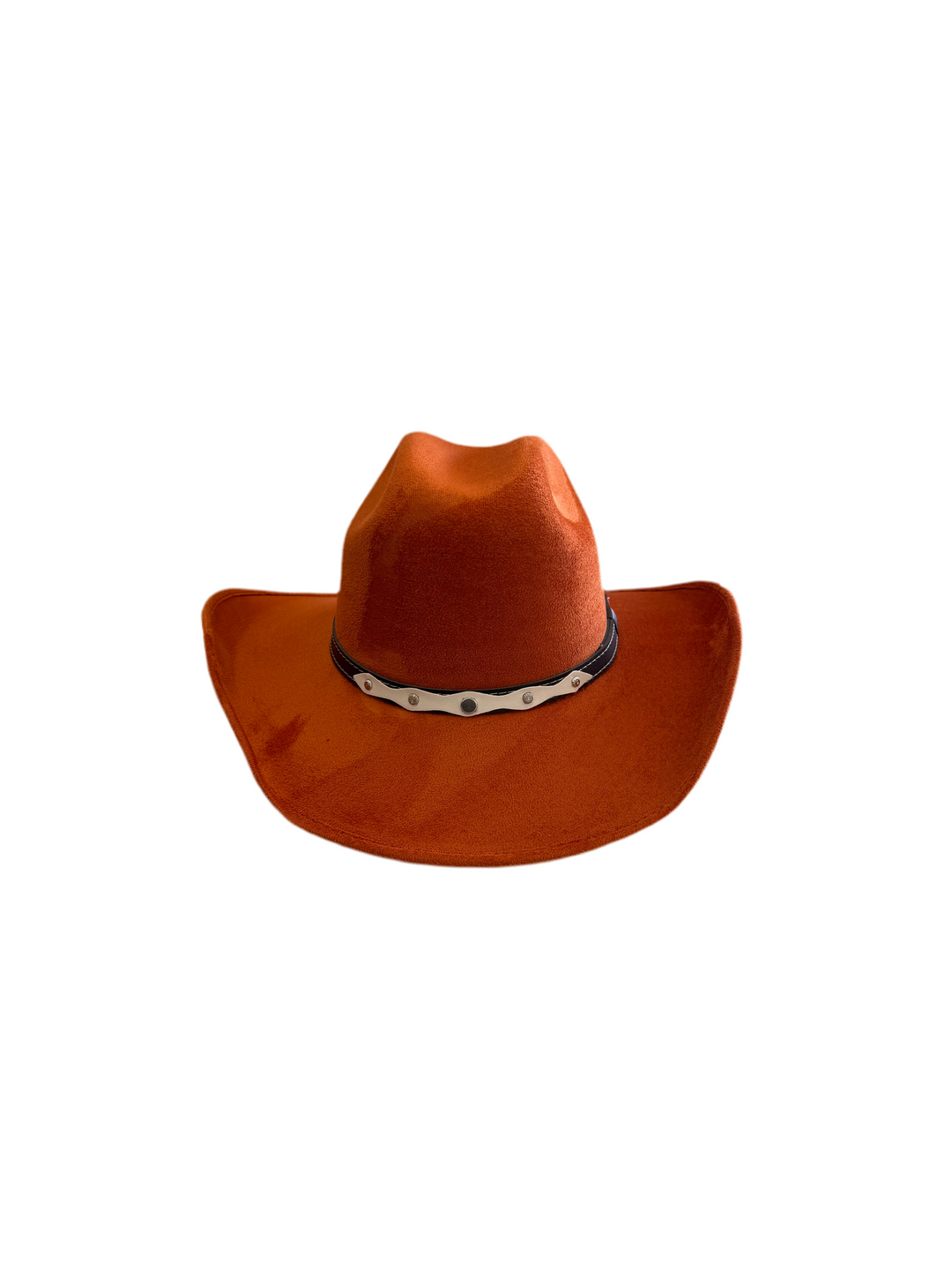 Austin Vegan Suede Cowboy Hat- Orange
