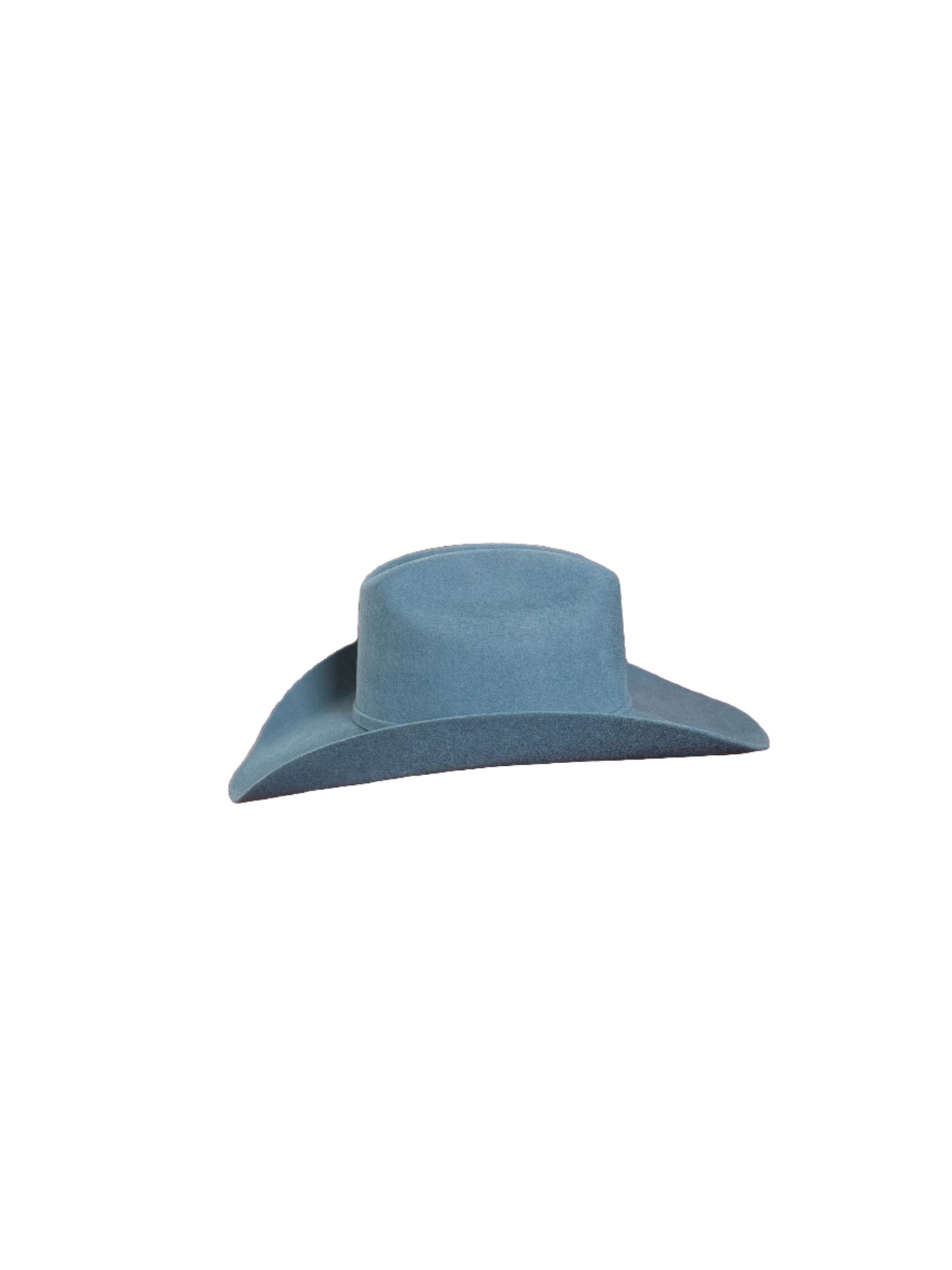 Wren Merino Wool Western Hat - Steel Blue