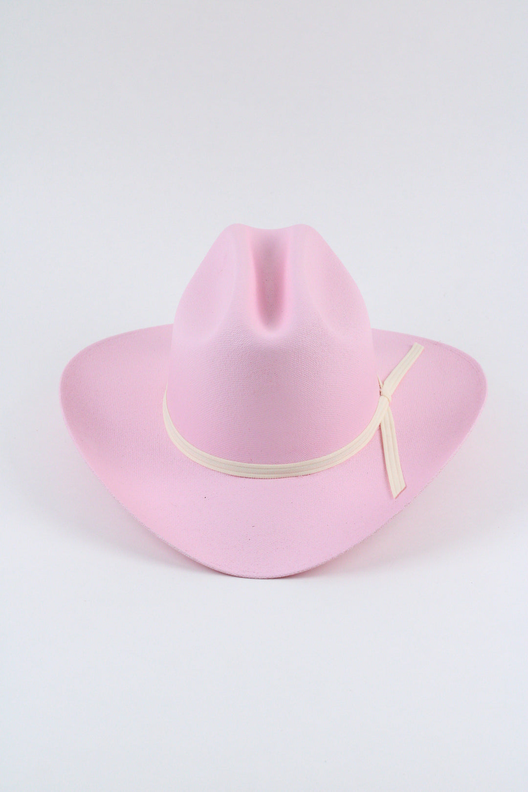 Kids Lonestar Cattlemen Straw Cowboy Hat - Pink