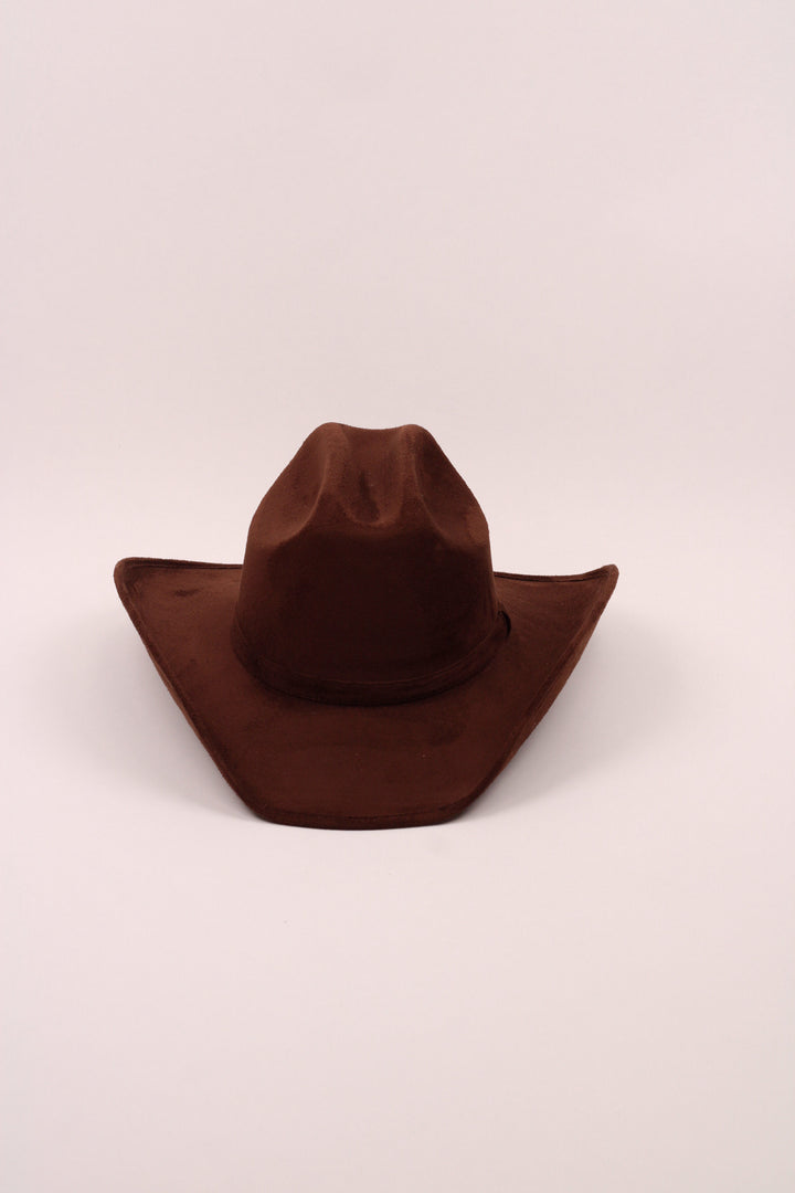 Texana Vegan Suede Cowboy Hat Classic - Chocolate