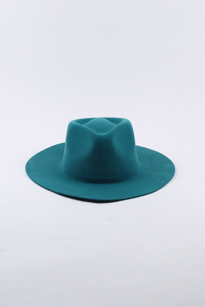 The Paige Rancher - Wool Felt - Turquoise (Clearance Final Sale)