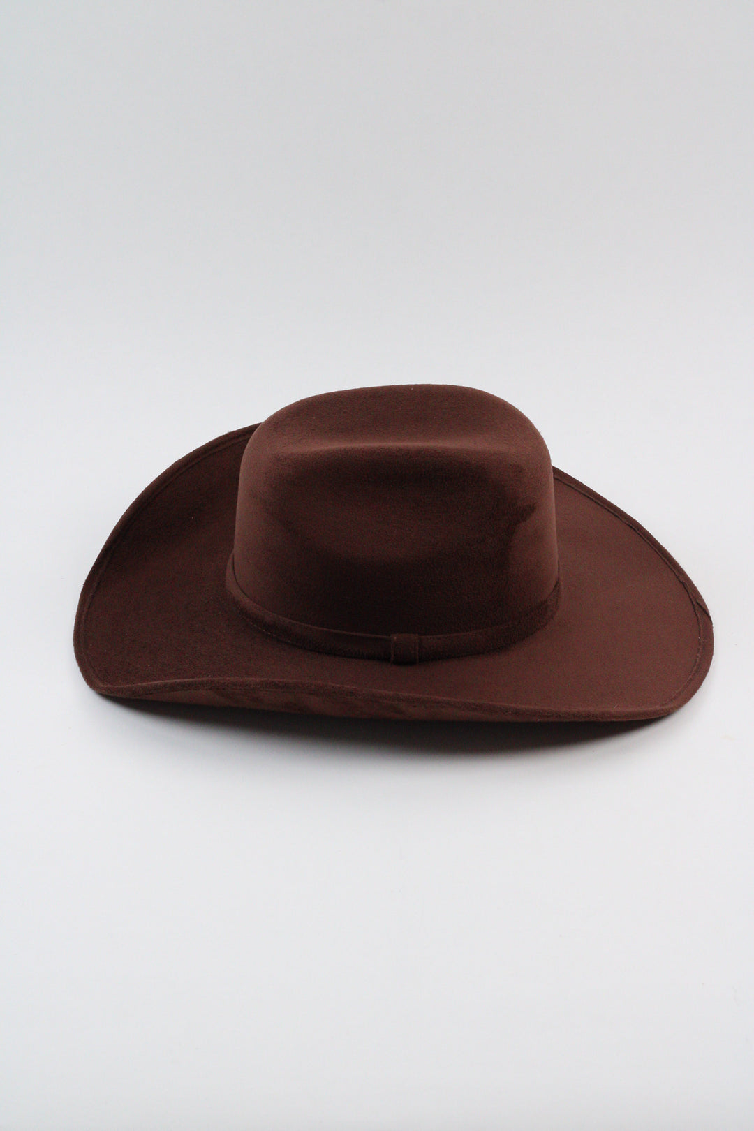 Austin Vegan Suede Cowboy Hat Classic - Chocolate