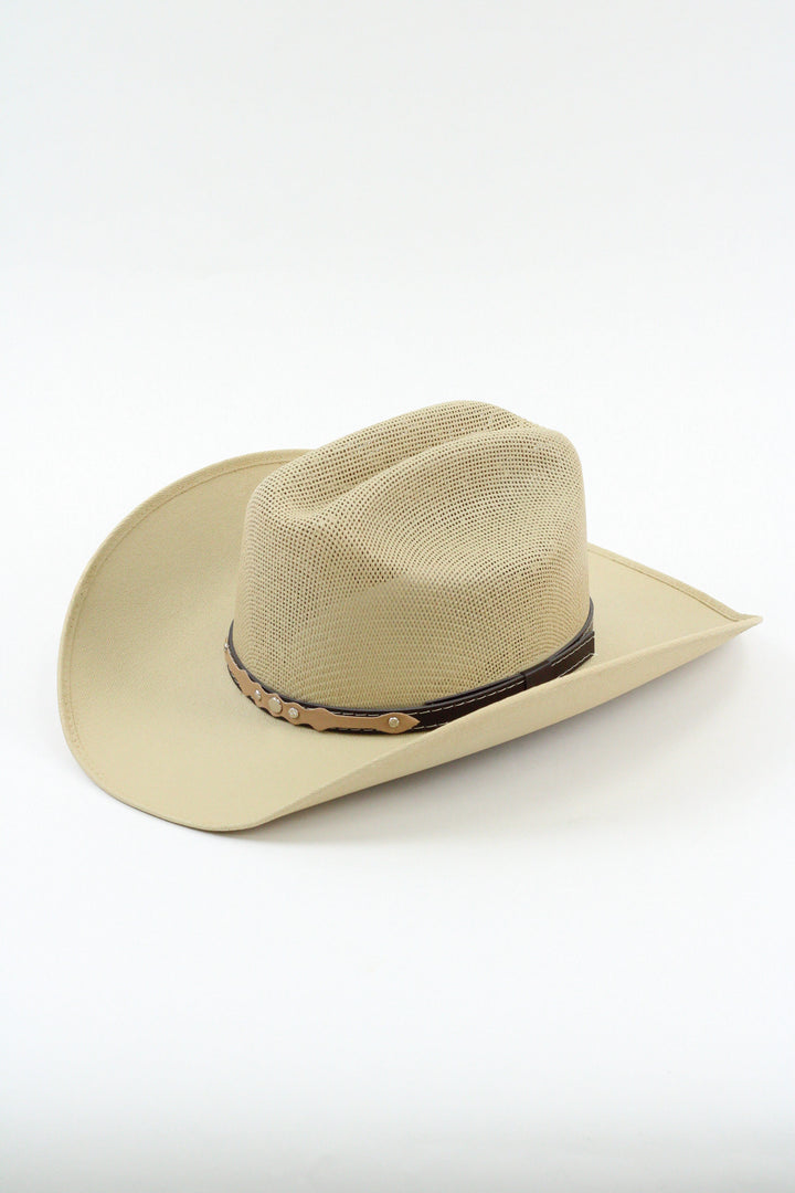 Luckenbach Cattlemen Mesh Top Structured Cowboy Hat - Dusty Roads