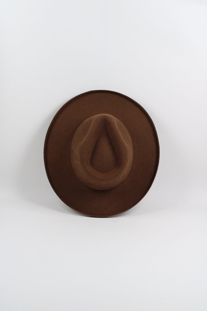 Risen West - Tucson Pencil Brim Rancher - Wool Felt - Caramel
